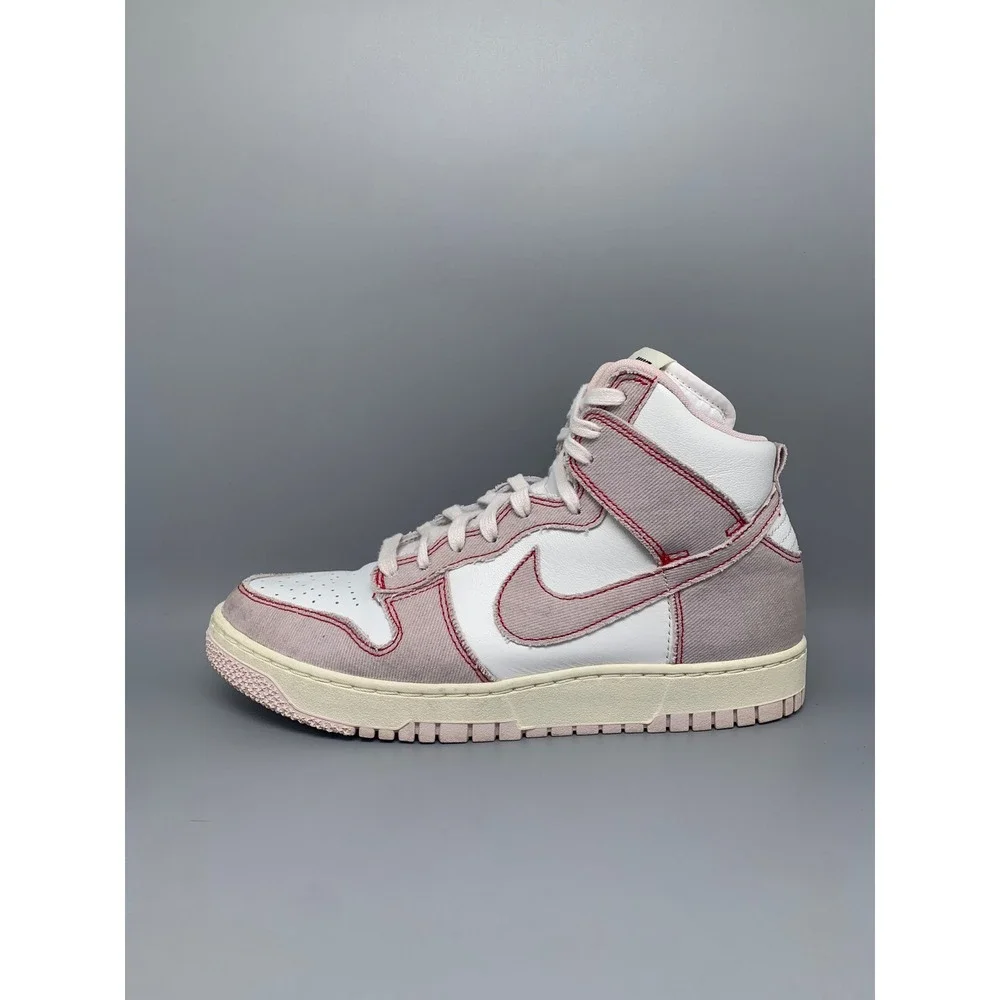 Nike Dunk High‎ 1985 Pink Denim DQ8799-100 Men's Sz 8